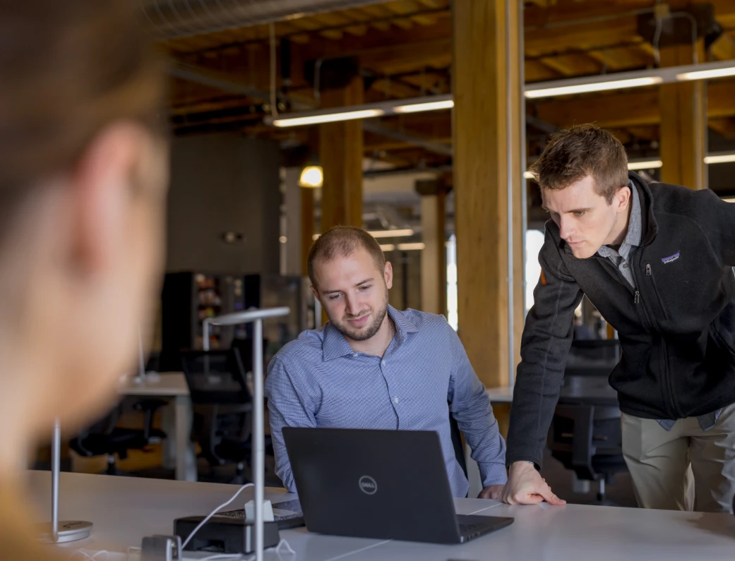 Tyler and David working on SEC compliance