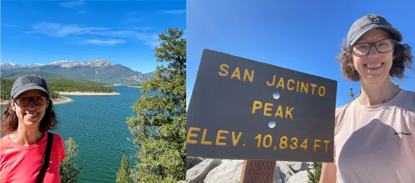 Erika summit of San Jacinto Peak