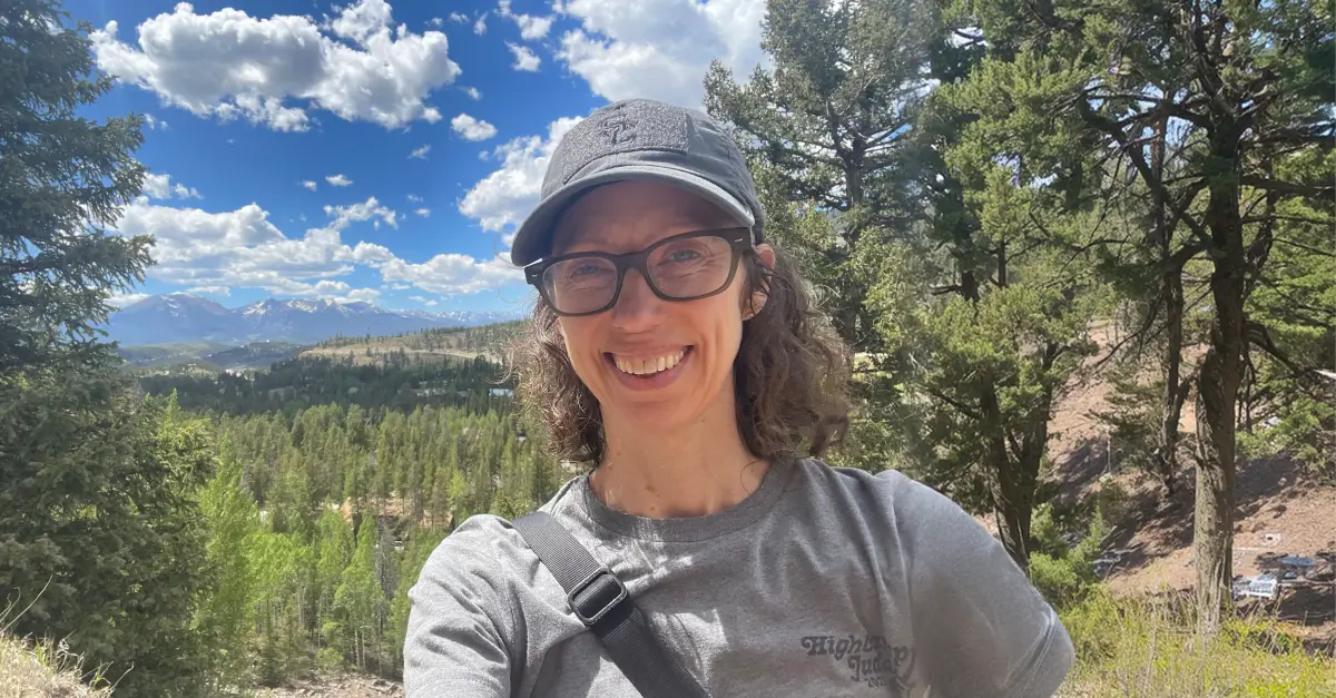 Erika hiking